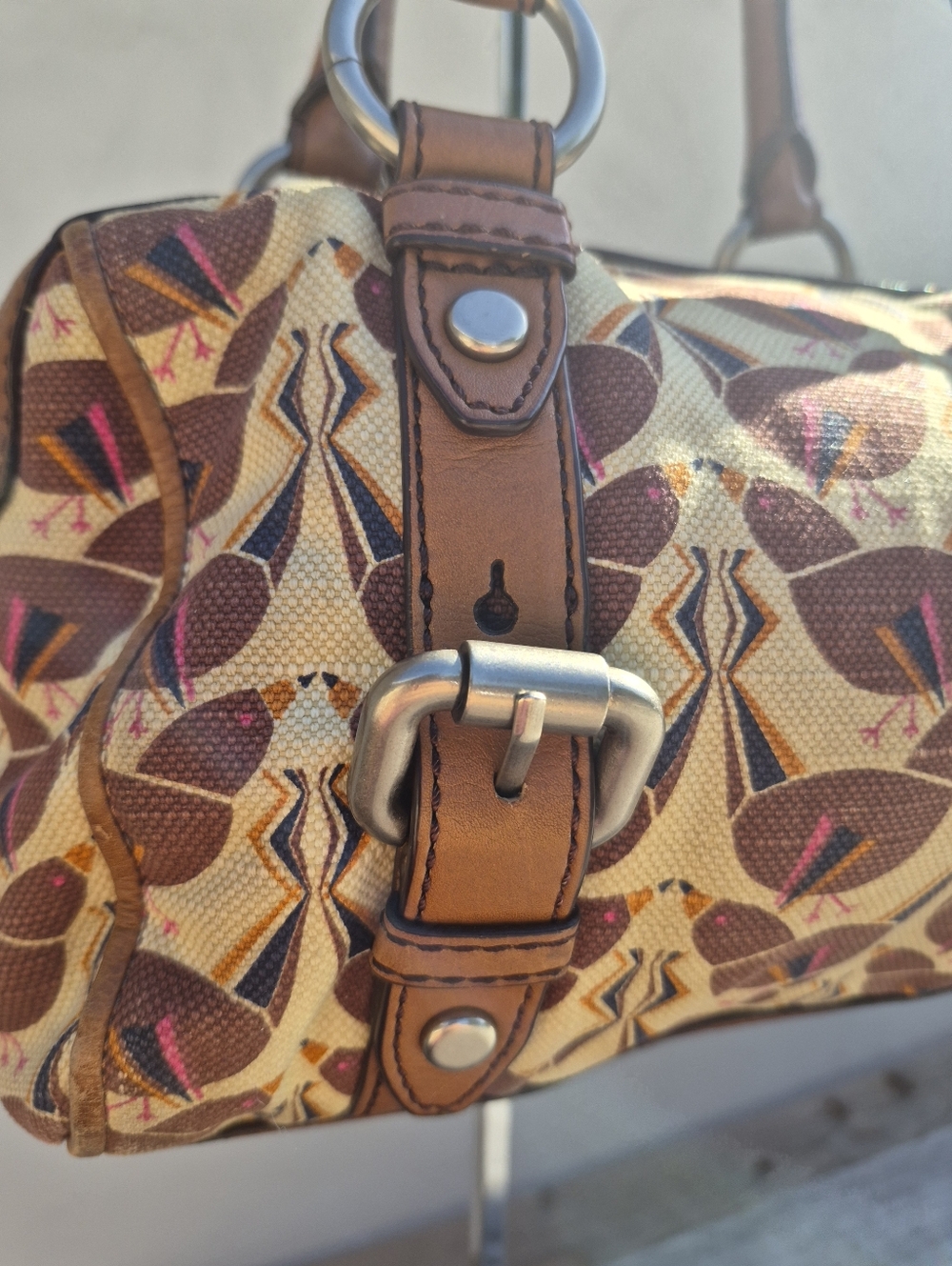 Fossil Maddox Speedy Bird Boho Satchel - Picture 8 of 14